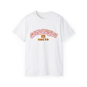 Shibuya Tokyo Graphic Tee — Retro Bubble Letter T-Shirt